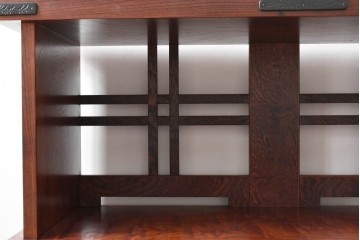 中古　岩谷堂箪笥　和モダンな空間づくりにおすすめの飾り棚　(R-068902)