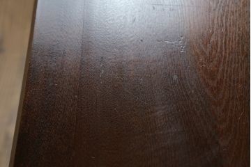 和製ビンテージ　希少　松本民芸家具　#100型　モールガラスがレトロなビューロー(ライティングビューロー、本箱、キャビネット、収納棚、戸棚、ワークデスク、在宅ワーク、在宅用、引き出し、ヴィンテージ)(R-068904)