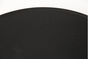 中古　美品!!　柏木工(カシワ木工、KASHIWA)　EP98A(オーク)　美しいフォルムが光るMODE サイドローテーブル(ローテーブル、コーヒーテーブル、ナイトテーブル、エンドテーブル、飾り台、三日月)(定価85,800円)(R-068906)