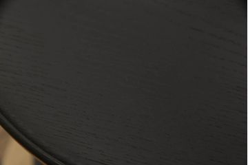 中古　美品!!　柏木工(カシワ木工、KASHIWA)　EP98A(オーク)　美しいフォルムが光るMODE サイドローテーブル(ローテーブル、コーヒーテーブル、ナイトテーブル、エンドテーブル、飾り台、三日月)(定価85,800円)(R-068906)