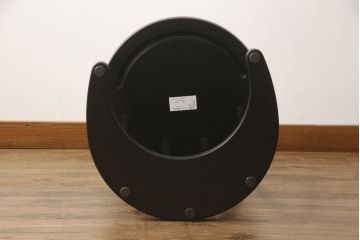 中古　美品!!　柏木工(カシワ木工、KASHIWA)　EP98A(オーク)　美しいフォルムが光るMODE サイドローテーブル(ローテーブル、コーヒーテーブル、ナイトテーブル、エンドテーブル、飾り台、三日月)(定価85,800円)(R-068906)