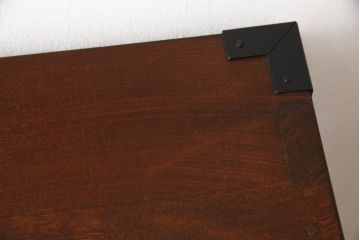 中古　美品　前面欅(ケヤキ)材　品のある佇まいが美しいローチェスト(ローボード、引き出し、衣装箪笥、和箪笥、整理タンス、収納たんす)(R-068924)
