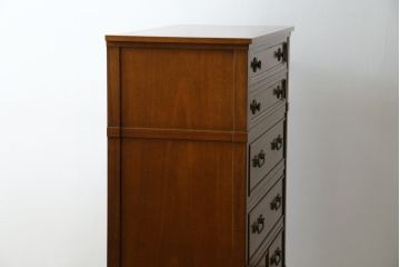 中古　DREXEL HERITAGE(ドレクセルヘリテイジ)　Triune(トライユン)　気品溢れるエレガントなマホガニー材製チェスト(引き出し、サイドボード、サイドチェスト)(R-068929)