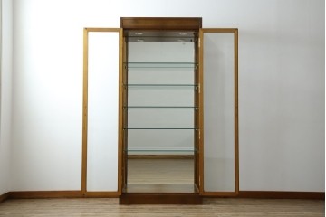 中古　カリモク(karimoku)　domani(ドマーニ)　Morganton(モーガントン)　シックな色合いと品のある佇まいが魅力のキャビネット　定価約74万円　(R-068932)