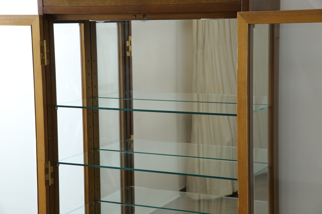 中古　カリモク(karimoku)　domani(ドマーニ)　Morganton(モーガントン)　シックな色合いと品のある佇まいが魅力のキャビネット　定価約74万円　(R-068932)