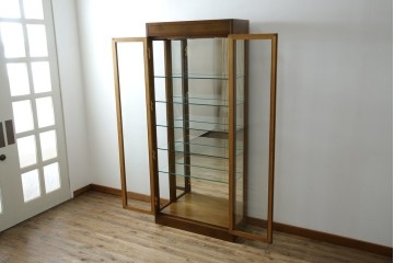 中古　カリモク(karimoku)　domani(ドマーニ)　Morganton(モーガントン)　シックな色合いと品のある佇まいが魅力のキャビネット　定価約74万円　(R-068932)