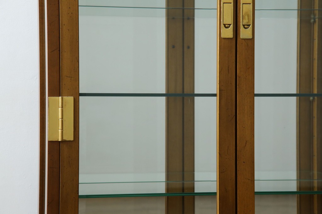 中古　カリモク(karimoku)　domani(ドマーニ)　Morganton(モーガントン)　シックな色合いと品のある佇まいが魅力のキャビネット　定価約74万円　(R-068932)