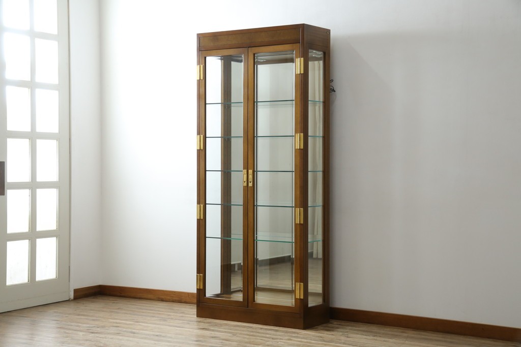 中古　カリモク(karimoku)　domani(ドマーニ)　Morganton(モーガントン)　シックな色合いと品のある佇まいが魅力のキャビネット　定価約74万円　(R-068932)