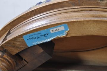 中古　DREXEL HERITAGE(ドレクセルヘリテイジ)　品のある佇まいが魅力的な回転チェア(アームチェア、デスクチェア、回転椅子、一人掛けソファ、1人掛けソファ、1Pソファ、椅子、イス)(R-068936)