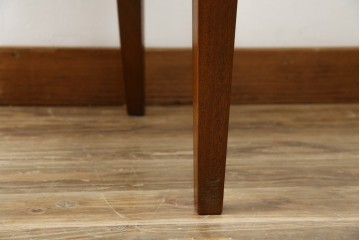 中古　DREXEL HERITAGE(ドレクセルヘリテイジ)　ストライプ柄のファブリックが目を引くアームレスチェア(ダイニングチェア、椅子、イス)(R-068939)