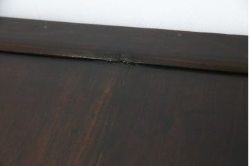 アジアンビンテージ　アンティーク調　魚の形をした南京錠が魅力的な李朝箪笥(李朝タンス、李朝家具、バンダチ、収納棚、戸棚、店舗什器、ヴィンテージ)(R-068940)