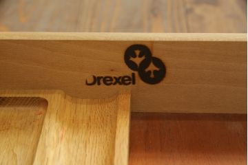 中古　DREXEL HERITAGE(ドレクセルヘリテイジ)　Cameo Classics(キャメオクラシックス)　高級感溢れるキドニーデスク(両袖デスク、机、ワークデスク、カウンターテーブル)(R-068952)