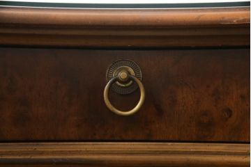 中古　DREXEL HERITAGE(ドレクセルヘリテイジ)　Cameo Classics(キャメオクラシックス)　高級感溢れるキドニーデスク(両袖デスク、机、ワークデスク、カウンターテーブル)(R-068952)
