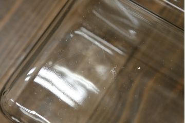 和製アンティーク　ノスタルジックな雰囲気漂う六連菓子瓶(ガラス瓶、菓子びん、菓子ビン、ディスプレイ雑貨、店舗什器)(R-068954)