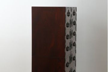 中古　岩谷堂箪笥　台輪付き　並べてローチェストとしても使える、2way重ね箪笥(引き出し、和箪笥、収納タンス、衣装たんす)(R-068961)