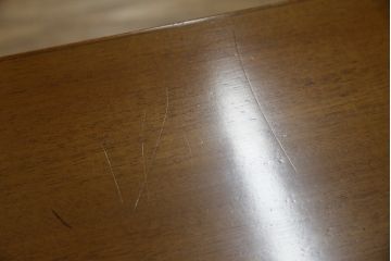 中古　希少!!　カリモク　domani(ドマーニ)　Morganton(モーガントン)　希少なライトコニャック色　ゴールドの引手が高級感を演出するドロワーチェスト(引き出し、サイドチェスト)(R-068963)