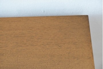 中古　カリモク　domani(ドマーニ)　Morganton(モーガントン)　希少なライトコニャック色　ゴールドの引手が高級感を演出するドロワーチェスト　(R-068964)