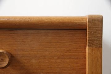 和製ビンテージ　伊勢丹取り扱い　チーク材のシンプルなサイドチェスト(引き出し、サイドボード、ヴィンテージ)(R-068970)