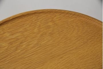 中古　美品　広松木工　どこにでも置けるシンプルなデザインが魅力のルメスツール(丸椅子、回転チェア、イス、椅子、サイドテーブル)(R-068973)