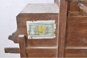 和製アンティーク　美品　小型サイズの唐箕(穀物選別機)(R-068982)