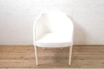 中古　短期展示品　極美品　相合家具製作所(SOGOKAGU)　マーガレット(MARGUERITE)　シンプルなデザインが魅力的なアームチェア5脚セット(一人掛けソファ、1人掛けソファ、ラウンジチェア、パーソナルチェア、バラ売り可能)(R-068987)