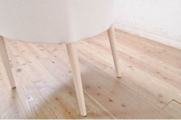中古　短期展示品　極美品　相合家具製作所(SOGOKAGU)　マーガレット(MARGUERITE)　シンプルなデザインが魅力的なアームチェア5脚セット(一人掛けソファ、1人掛けソファ、ラウンジチェア、パーソナルチェア、バラ売り可能)(R-068987)