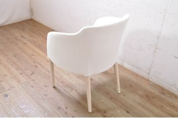 中古　短期展示品　極美品　相合家具製作所(SOGOKAGU)　マーガレット(MARGUERITE)　シンプルなデザインが魅力的なアームチェア5脚セット(一人掛けソファ、1人掛けソファ、ラウンジチェア、パーソナルチェア、バラ売り可能)(R-068988)