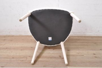 中古　短期展示品　極美品　相合家具製作所(SOGOKAGU)　マーガレット(MARGUERITE)　シンプルなデザインが魅力的なアームチェア5脚セット(一人掛けソファ、1人掛けソファ、ラウンジチェア、パーソナルチェア、バラ売り可能)(R-068988)