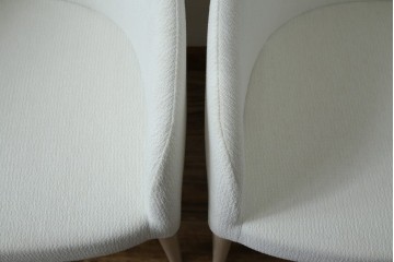 中古　短期展示品　極美品　相合家具製作所(SOGOKAGU)　マーガレット(MARGUERITE)　シンプルなデザインが魅力的なアームチェア2脚セット　(R-068988)