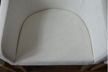 中古　短期展示品　美品　相合家具製作所(SOGOKAGU)　パルマ(PALMA)　シンプルなデザインが魅力的なアームチェア4脚セット(一人掛けソファ、1人掛けソファ、ラウンジチェア、パーソナルチェア)(R-068989)