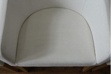 中古　短期展示品　美品　相合家具製作所(SOGOKAGU)　パルマ(PALMA)　シンプルなデザインが魅力的なアームチェア4脚セット(一人掛けソファ、1人掛けソファ、ラウンジチェア、パーソナルチェア)(R-068989)