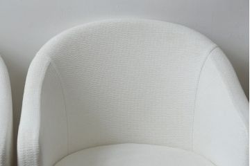 中古　短期展示品　美品　相合家具製作所(SOGOKAGU)　パルマ(PALMA)　シンプルなデザインが魅力的なアームチェア4脚セット(一人掛けソファ、1人掛けソファ、ラウンジチェア、パーソナルチェア)(R-068990)