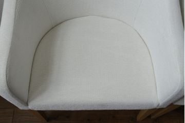 中古　短期展示品　美品　相合家具製作所(SOGOKAGU)　パルマ(PALMA)　シンプルなデザインが魅力的なアームチェア4脚セット(一人掛けソファ、1人掛けソファ、ラウンジチェア、パーソナルチェア)(R-068990)