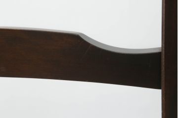 中古　北海道民芸家具　HM620　滑らかな木肌が上品なダイニングチェア(椅子、イス、ダイニングチェア、板座チェア、ラダーバックチェア)(R-069002)