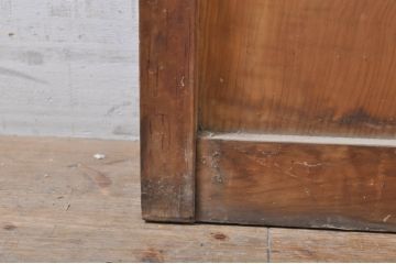 アンティーク建具　モールガラス入り どこか懐かしい雰囲気漂うガラス戸1枚(引き戸)(R-069026)