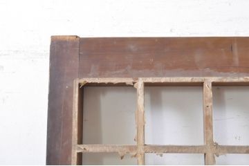 アンティーク建具　和の雰囲気を高める升目(マス目)格子蔵戸1枚(きつね格子、狐格子、引き戸、格子戸、障子戸)(R-069031)
