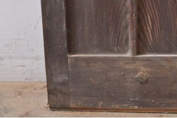 アンティーク建具　和の雰囲気を高める升目(マス目)格子蔵戸1枚(きつね格子、狐格子、引き戸、格子戸、障子戸)(R-069031)