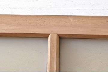 アンティーク建具　腰板楓(カエデ)材一枚板　どこか懐かしい雰囲気漂うドア1枚(木製扉)(R-069035)