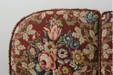 イギリスビンテージ　ERCOL(アーコール)　優雅でクラシカルな雰囲気を高める3人掛けソファ(アームソファ、3Pソファ、三人掛け、ヴィンテージ、英国、北欧)(R-069039)