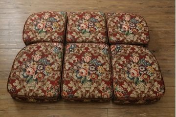 イギリスビンテージ　ERCOL(アーコール)　優雅でクラシカルな雰囲気を高める3人掛けソファ(アームソファ、3Pソファ、三人掛け、ヴィンテージ、英国、北欧)(R-069039)