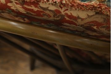 イギリスビンテージ　ERCOL(アーコール)　優雅でクラシカルな雰囲気を高める1人掛けソファ2脚セット(アームチェア、1Pソファ、一人掛け、椅子、イス、ヴィンテージ、英国)(R-069040)
