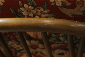 イギリスビンテージ　ERCOL(アーコール)　優雅でクラシカルな雰囲気を高める1人掛けソファ2脚セット(アームチェア、1Pソファ、一人掛け、椅子、イス、ヴィンテージ、英国)(R-069040)