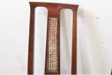 中古　DREXEL HERITAGE(ドレクセルヘリテイジ)　TRIUNE(トライユン)　落ち着いた色合いが魅力的なクラシカルな佇まいのダイニングチェア2脚セット(サイドチェア、椅子、イス)(R-069043)