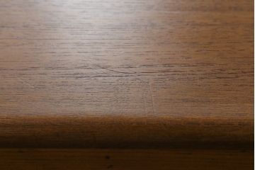 和製ビンテージ　木の温もり溢れるシンプルなデザインが美しいエクステンションダイニングテーブル(4人掛け、6人掛け、エクステンションテーブル、拡張式テーブル、食卓、作業台、ヴィンテージ)(R-069046)