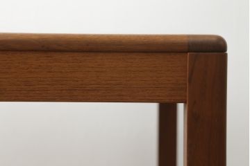 和製ビンテージ　木の温もり溢れるシンプルなデザインが美しいエクステンションダイニングテーブル(4人掛け、6人掛け、エクステンションテーブル、拡張式テーブル、食卓、作業台、ヴィンテージ)(R-069046)