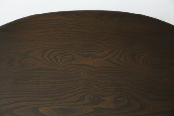 イギリスビンテージ　希少モデル　ERCOL(アーコール)　クラシカルな雰囲気漂うオーバル型ローテーブル(リビングテーブル、センターテーブル、楕円、英国、ヴィンテージ)(R-069048)