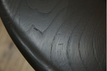 イギリスビンテージ　希少モデル　ERCOL(アーコール)　クラシカルな雰囲気漂うオーバル型ローテーブル(リビングテーブル、センターテーブル、楕円、英国、ヴィンテージ)(R-069048)