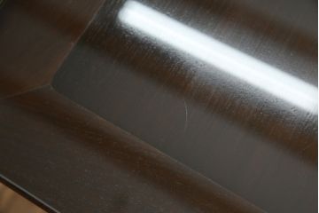  和製アンティーク　希少なサイズ　紫檀(シタン)材　雷文の彫刻が素敵な小座卓(ローテーブル、センターテーブル、リビングテーブル)(R-069049)