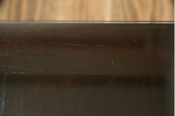  和製アンティーク　希少なサイズ　紫檀(シタン)材　雷文の彫刻が素敵な小座卓(ローテーブル、センターテーブル、リビングテーブル)(R-069049)