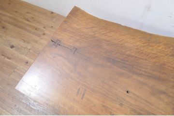 小田急ハルク購入　桜製作所　特注品　天板ウォールナット材　脚ローズウッド材　ローテーブル(ジョージナカシマ、ジョージ・ナカシマ、リビングテーブル、センターテーブル)(R-069057)